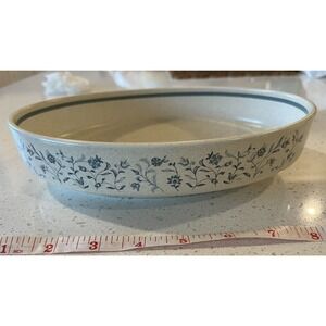 Lenox Temperware Oval‎ Blue Breeze Bowl- Excellent Condition